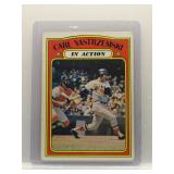 Carl Yastrzemski 1972 Topps In Action
