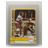 1972 Topps Playoffs Bruins vs. Rangers