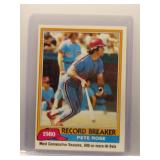 Pete Rose 1981 Topps Record Breaker
