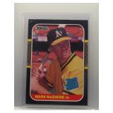 Mark McGwire 1987 Donruss Rookie