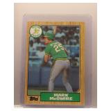 Mark McGwire 1987 Topps Rookie