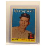 Murray Wall 1958 Topps