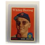 Whitey Herzog 1958 Topps