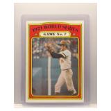 1972 Topps World Series Game #7
