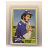 Harold Baines 1981 Topps Rookie