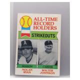 N. Ryan / W. Johnson 1979 Topps All-Time...