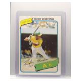 Rickey Henderson 1980 Topps Rookie
