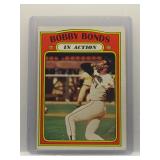 Bobby Bonds 1972 Topps In Action