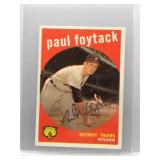 Paul Foytack 1959 Topps