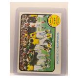 1973 Topps World Series A's Champs