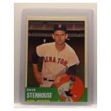 Dave Stenhouse 1963 Topps