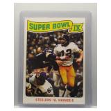 1975 Topps Super Biowl IX Steelers vs. Vikings