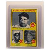 B. Ruth / H. Aaron / W. Mays 1973 Topps...