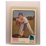 Tommy John 1973 Topps