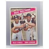 W. Stargell & D. Clendenon 1966 Topps