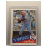 Kiby Puckett 1985 Topps Rookie