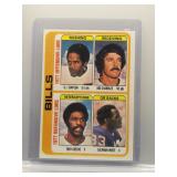 O.J. Simpson 1978 Topps Bills Team Leaders