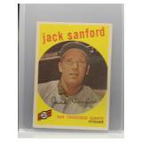 Jack Sanford 1959 Topps