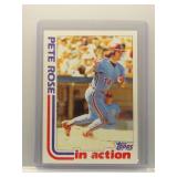 Pete Rose 1982 Topps In Action