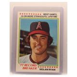 Nolan Ryan 1978 Topps Record Breaker