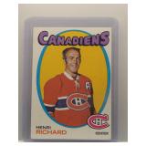 Henri Richard 1971 Topps