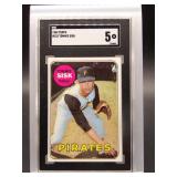 Tommie Sisk 1969 Topps SGC 5