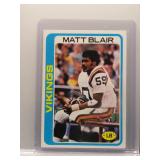 Matt Blair 1978 Topps