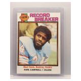 Earl Campbell 1979 Topps Record Breaker Rookie