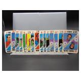 Lot- 1971 Topps Game Football x16