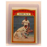 1972 Topps World Series Game #2