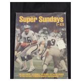 Lou Sahadi Super Sundays I-XV 1981 Magazine