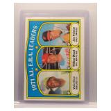 V. Blue / J. Palmer 1972 Topps ERA Leaders