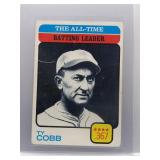 Ty Cobb 1973 Topps All-Time Batting Leader