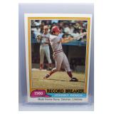 1981 Topps Johnny Bench Record Breaker