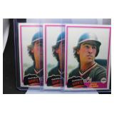 3 1981 Topps Jack Clark cards