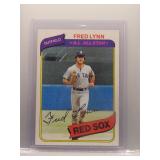 Fred Lynn 1980 Topps