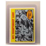 1972 Topps NFC Championship Cowboys vs 49ers