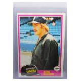 1981 Topps Kirk Gibson Rookie