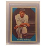 Heinie Manush 1960 Fleer