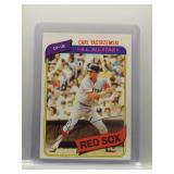 Carl Yastrzemski 1980 Topps