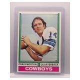 Craig Morton 1974 Topps