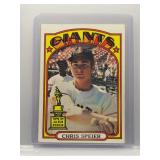 Chris Speier 1972 Topps All-Star Rookie