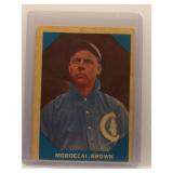 Mordecai Brown 1960 Fleer