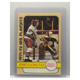1972 Topps Playoffs Bruins vs. Rangers