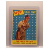 Warren Spahn 1958 Topps All-Star
