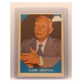 Clark Griffith 1960 Fleer