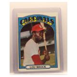 Lou Brock 1972 Topps