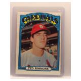 Ted Simmons 1972 Topps