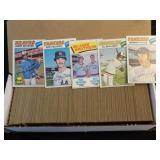 1977 Topps Baseball Card Lot 550 Count Box