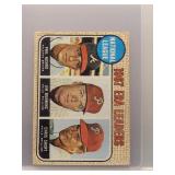 P. Niekro / J. Bunning 1968 Topps ERA Leaders